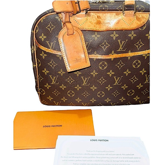 Louis Vuitton Deauville, LV luggage Tag w/ COA - Picture 2 of 12